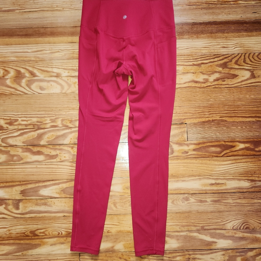 Athleta High-Rise Red Leggings - Picture 6 of 6